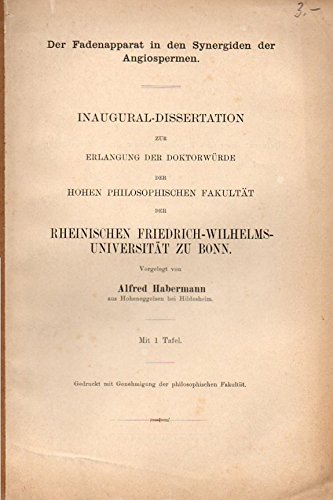 Der Fadenapparat an den Synergiden der Angiospermen