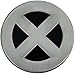 Fun Buckles Unisex-Adult's X-Man Die Cast Pewter Finish Enameled Belt Buckle Silver