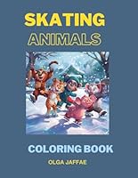 Skating Animals: Coloring Book B0D73YNHKV Book Cover