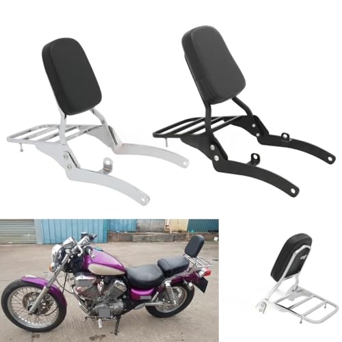 Coussin de dossier passager arrière haut de gamme et porte-bagages Virago 535 XV535 toutes saisons