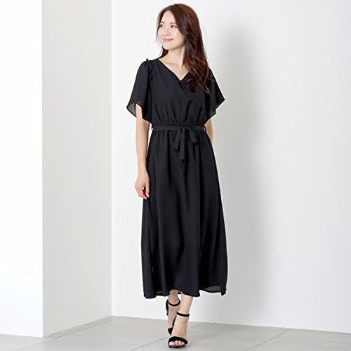 Amazon Co Jp ミューズ リファインド クローズ Mew S Refined Clothes カラーロングワンピース クロ M 服 ファッション小物