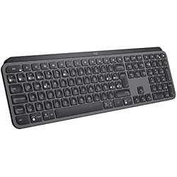 Teclado Logitech K375S Logitech MX Keys Advanced Teclado Inalámbrico, Bluetooth, Clara Respuesta Táctil, Retroiluminación, USB-C, PC/Mac/Portátil, Windows/Linux/IOS/Android, Disposición QWERTY Español - Negro