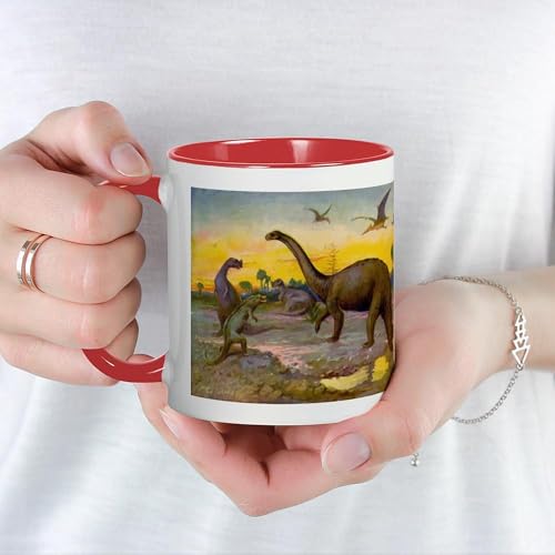Taza de cerámica dinosaurio 325 ml miniatura 5
