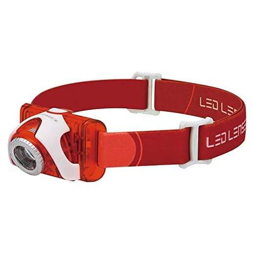 Ledlenser SEO5-BK LED-pannlampa (svart) – test-it pack – förälder TU Röd