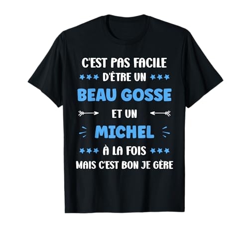 Photo de Beau gosse Super Michel garçon Humour prénom Michel T-Shirt