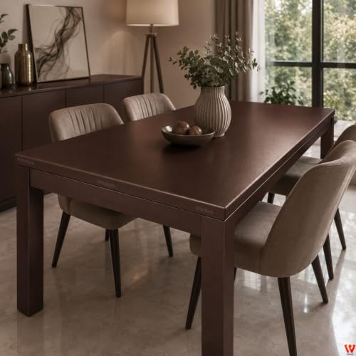 Image of WISDOM Brown Satin Matte Wallpaper Self Adhesive Peel and Stick Vinyl Contact Paper for Kitchen Cabinets, Wardrobe, Furniture, Table & Home Decor Decoration(20x48 in)