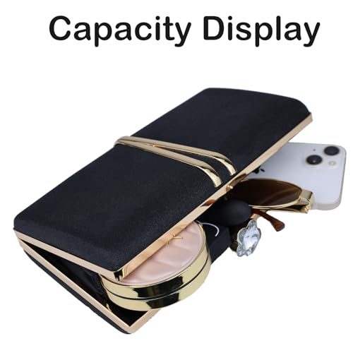 Image of Farcauo Evening Bag Small Clutch Purses Leopard Purse Formal Wedding Handbag for Women Fashion Crossbody Bags With Chain