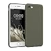 Produktbild kwmobile Handyhülle kompatibel mit Apple iPhone SE (2022) / iPhone SE (2020) / iPhone 8 / iPhone 7 Hülle - Handy Case aus weichem Silikon in Olivgrün matt