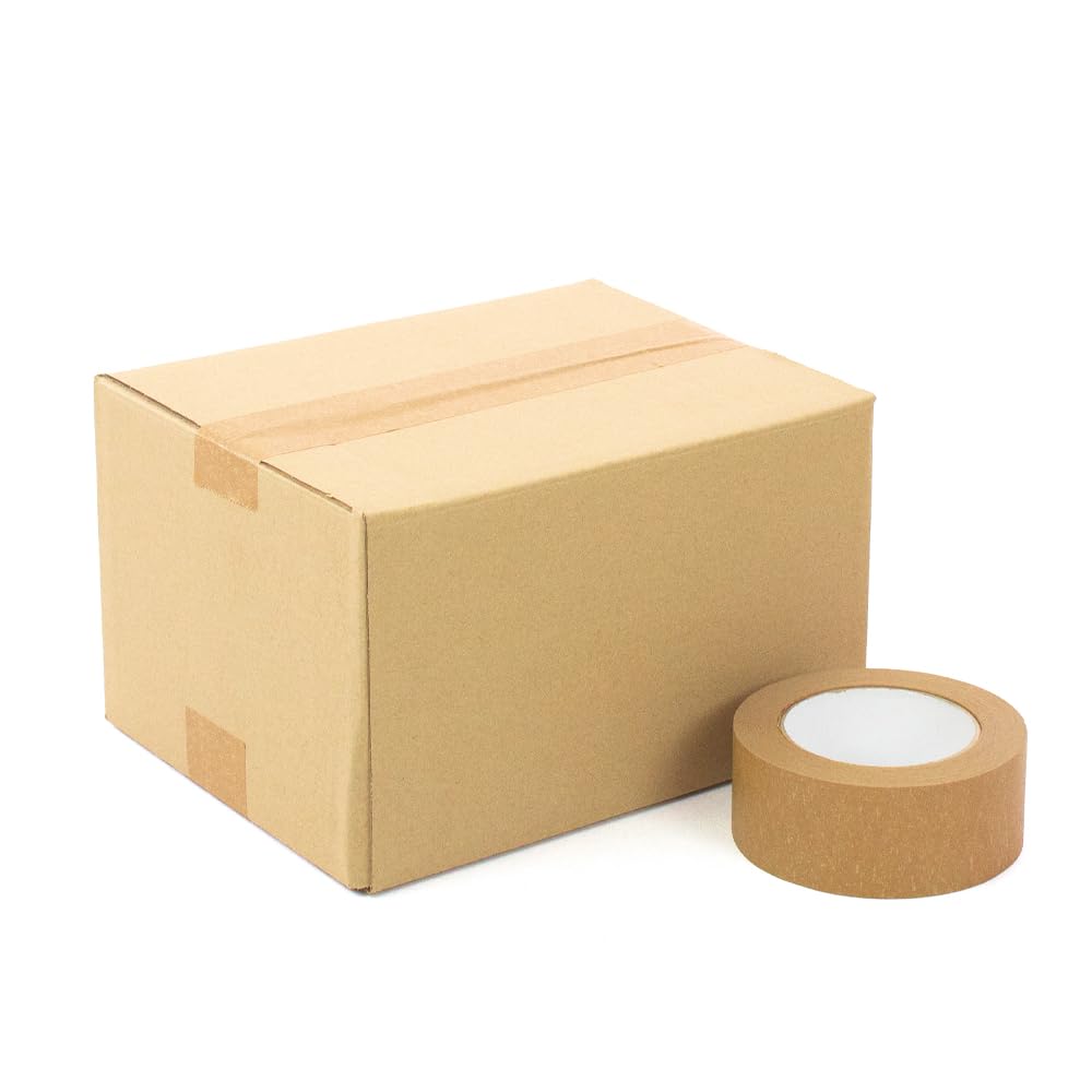 Opakowanie 25 kartonów ze wzmocnionego kartonu o wymiarach 25 x 20 x 15 cm i prostym K, wyprodukowane w Hiszpanii z kartonu pochodzącego z recyklingu, wytrzymałe do wysyłki, przechowywania i