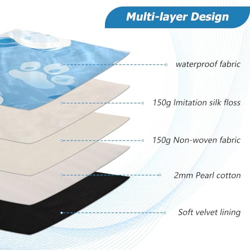 Funda para portátil 13-14 pulgadas impermeable azul con diseño miniatura 4