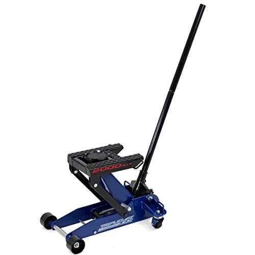 Stark Heavy Duty 2 Ton Capacity Triple Lift Floor Jack Stand Hydraulic Cars