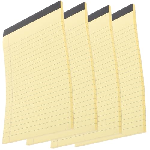 Blocs-notes à lignes horizontales lot 4 petits carnets papier déchirable