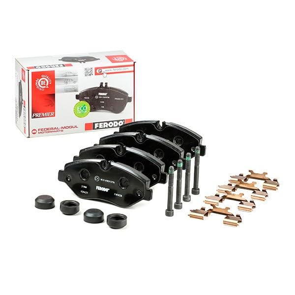FERODO FDB1082 Kit Pastiglie Freno Anteriori Per FORD Fiesta, KA, MAZDA 121, Senza Sensori Usura - 4