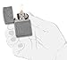 Zippo Antique Silver Plate Pocket Lighter