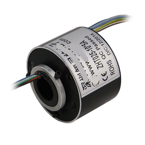 Balai à charbon électrique rotatif ZHT025-10 5A pour bague collectrice traversante