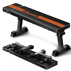 Banc de musculation plat de 550 kg avec appui-tête – Bonvork 138 cm rallongé, banc de fitness, banc de fitness, banc plat pour la salle de fitness à domicile, la musculation, le développé couché pour