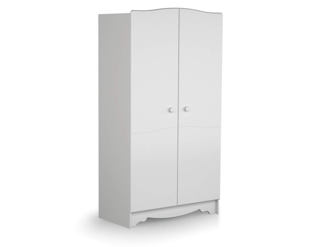 MARELLE Chambre bébé lit commode à langer armoire en bois blanc 60x120