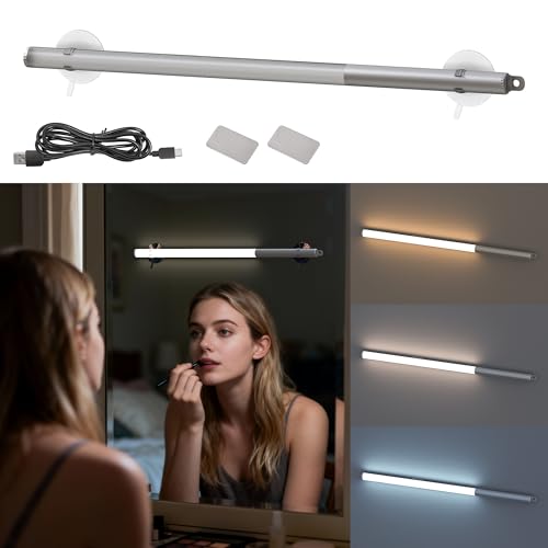 Deecam LED Dimmbare schminktisch beleuchtung,3 Modi und Stufe 10 Dimmen...