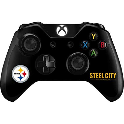 Skinit Decal Gaming Skin Compatible with Xbox One Controller - Officially Licensed NFL Pittsburgh Steelers Team Motto Design