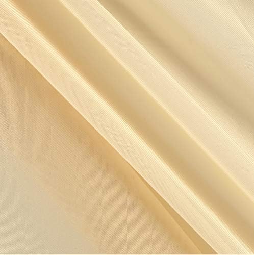 AK TRADING CO. 120" Wide (10ft Wide) X 10 Yards Roll - Sheer Voile Chiffon Fabric - Perfect for Draping Panels and Masking for Weddings, Parties & Events, Tent Draping