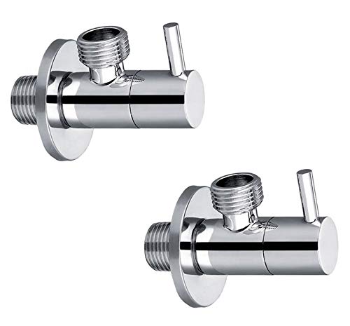 MLD Delta Brass Angle Valve with Wall Flange, Chrome - Pack of 2 (B07GPV5QK3) Amazon Price History, Amazon Price Tracker