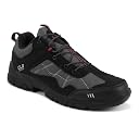 CLD Men’s Trekking Shoes | Lightweight Outdoor & Sports Shoes | Lace-Up Casual Walking Sneakers with Durable Sole (D.Gry-Blk_9) gallery image