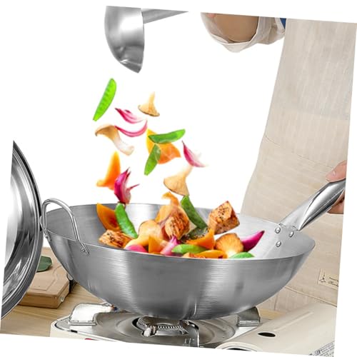 Wok redondo acero inoxidable antiadherente Unomor miniatura 7