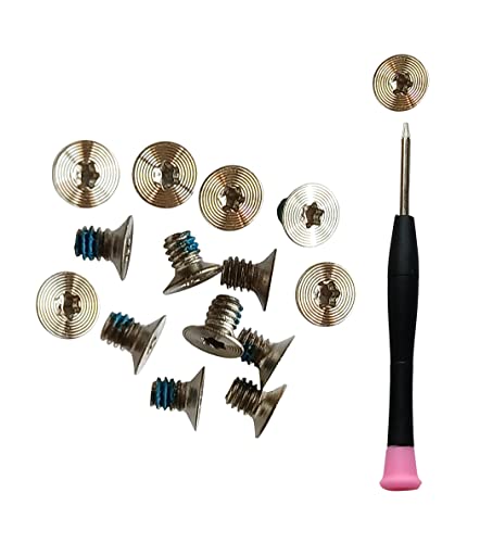 Maintenance Screws and Screwdriver for Minimalist Wallet Replacement Wallet Screws for Slim Wallet (Basic Silver)