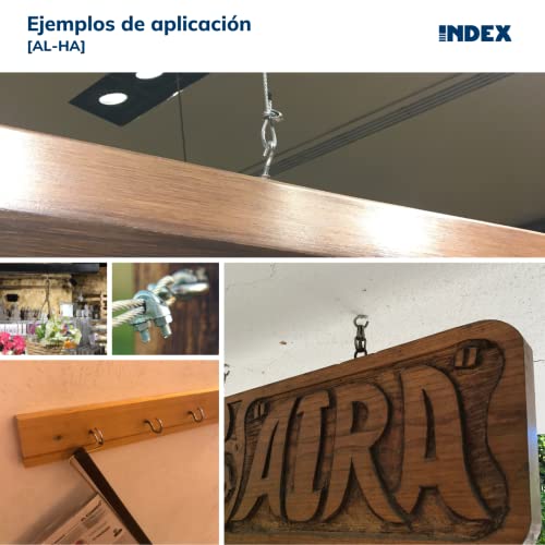 Index 184 BZALHA20070 Index BZALHA20070-Blister Alcayatas. Hembrilla Abierta (5 x 47 x 14, 20 uds.)