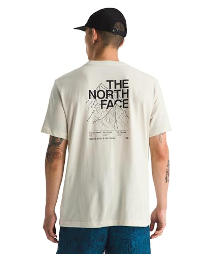 THE NORTH FACE Men's Evolution Half Dome Mtn Short-sleeve Tee | Cotton Shirt With a Graphic Design, Ribbed Collar - Main Image