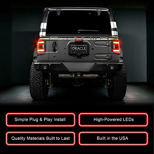 Oracle Lighting Flush Mount Led Tail Lights For Jeep Wrangler Jl (Standard Lense) #TOP3