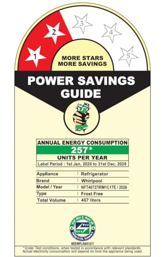 Image of Whirlpool 467L 2star IntelliFresh Convertible Inverter Frost Free Double Door Refrigerator (IF INV CNV 515 ALPHA STEEL (2S)-Y, 2026 Model)