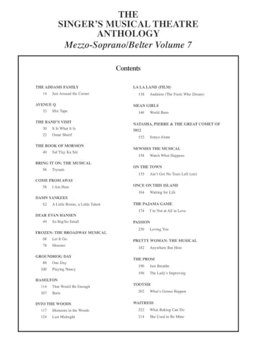 Singer's Musical Theatre Anthology: Volume 7 Mezzo-Soprano/Belter | Vocal Sheet Music | 30 Iconic Songs from Broadway Musicals | Piano Accompaniment Included | Sheet Music for Mezzo-Soprano - Image 4