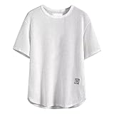 T-shirt respirant pour homme en tricot doux pour une circulation de l'air optimale pendant le sport et les loisirs