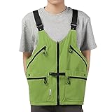Darringls Outdoor Weste Herren Sport Westentasche Für Camping Wandern Safari Wanderweste Angelweste...