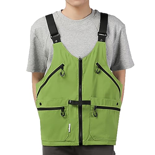 Gilet de travail fonctionnel avec sac à dos convertible et multipoches