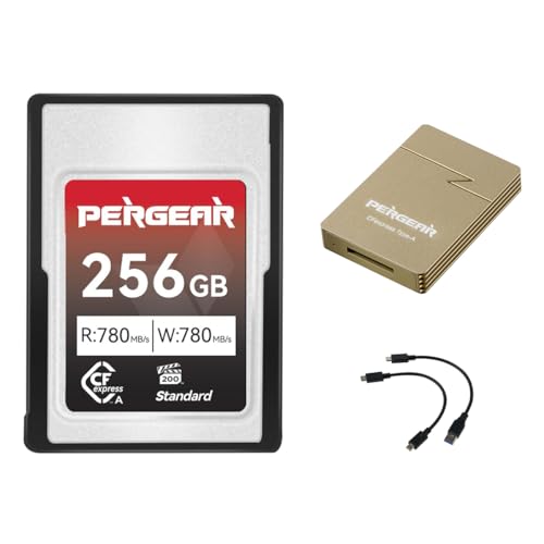 Amazon | Pergear CFexpress Type A 256GBメモリカード カードリーダー