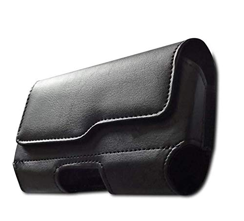 Premium PU Leather Belt Loop Cellphone Holster Hip Purse Case Fit for iPhone Xs/X/Samsung Galaxy S10e / A10e / Galaxy J3 Orbit / J3 Star / J3 Achieve / J3 Aura/Galaxy J2 Core / J2 Pure