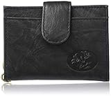 Buxton Heiress Pik-Me-Up Tab Card Case, Black