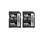 Lexar Silver Pro Carte SD 2x128Go, Carte mémoire SD UHS-II, V60, U3, C10, Jusqu'à 280Mo/s en lecture/120Mo/s en écriture, Carte SDXC pour DSLR/caméra/Photographe/vidéaste/passionné(LSDSIPR128G-B2NAA)