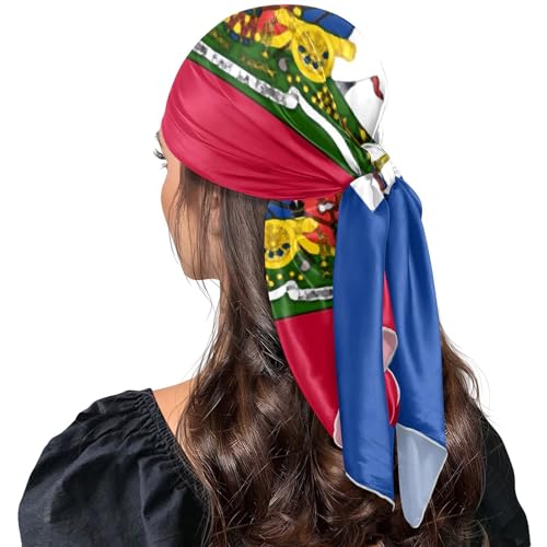 Yuiboo Square Silk Head Hair Scarf Scarves Cute Winter for Neck bufanda para mujer elegante