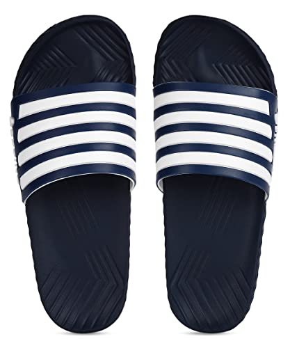 Image of Aqualite AL-191 Men Slides Slipper with Slip-on wear, Comfort and Flat Base Flipflop for dailywear uses.