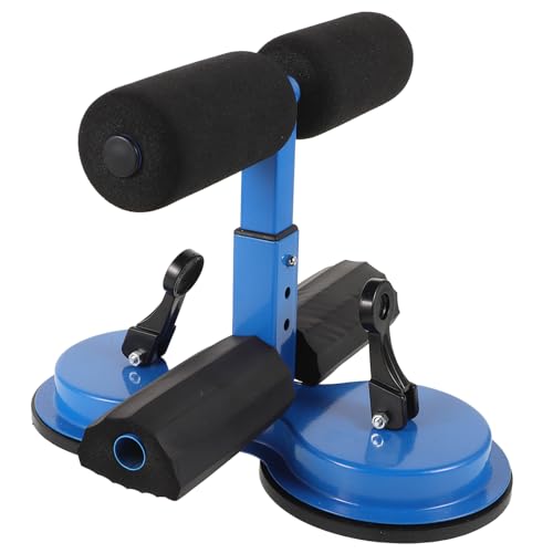 POPETPOP Ab Exercise Equipment Home Workout Machine Strap Sit up Suction Cup Sit up Bar Stretch Trainer Floor Holder for