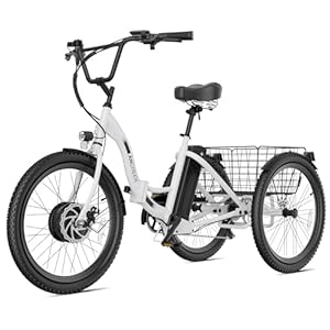 ANCHEER Electric Tricycle for Adults, 350W(Peak 550W)