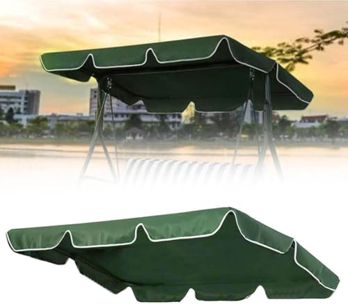 Wymiana baldachimu do huśtawki, Do wodoodpornego pokrowca Oxford na 2-3 siedzenia(Green,249x185x18cm)
