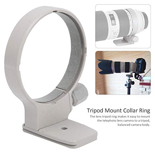 Onewer Lens Tripod Mount Collar Ring,Metal Lens Tripod Mount Collar Ring Accessory for Canon 70‑200mm F2.8 Camera Lens Gray - Image 3