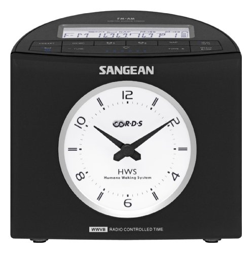 Sangean Rcr-9 Am/Fm-Rds Digital Tuning Atomic Clock Radio (Black) #TOP3