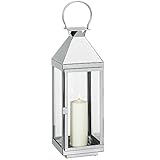 wmf laterne edelstahl 80 cm  Cilio Laterne Innen und Außen - Geschenk - Geschenkidee - Edelstahllaterne - Geburtstagsgeschenk