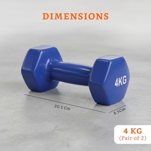 Image of Amazon Brand - Solimo Vinyl Dumbbell