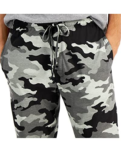 Image of Hanes Men's ComfortSoft Cotton Printed Lounge Pants, 31 inch Inseam, Pockets, Drawstring /Elastic Waist